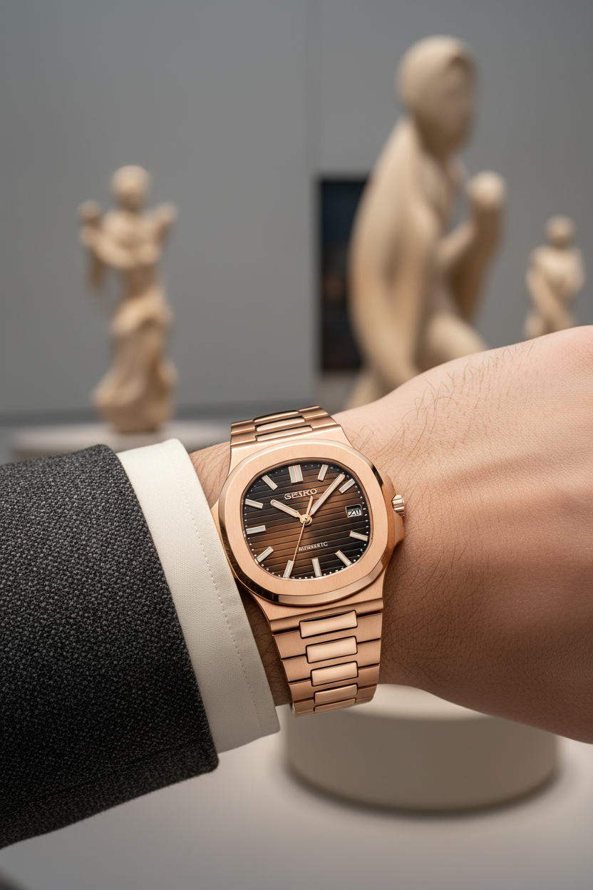 Mod Nivaro Rose Gold Dial