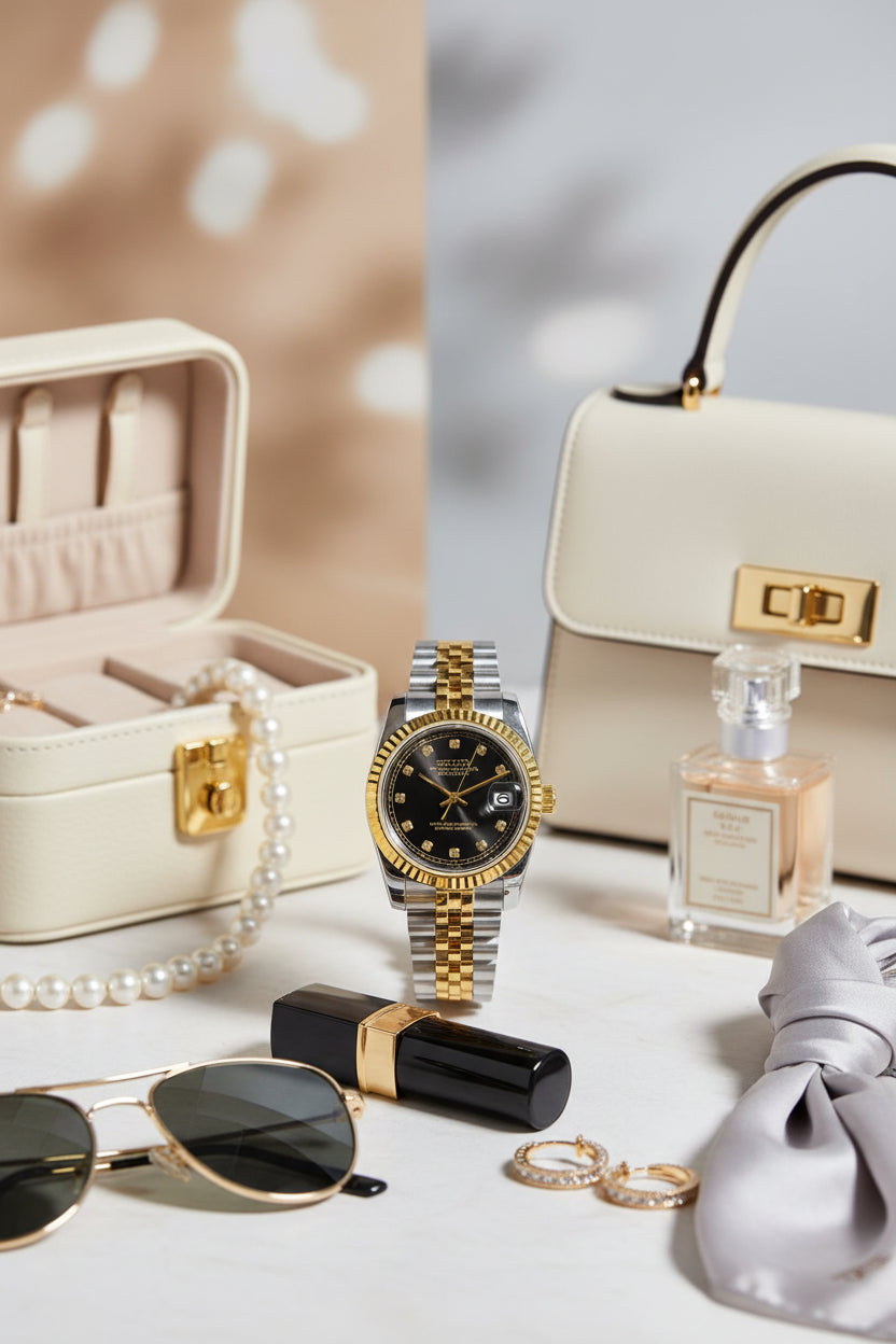 Mod Prestique Black Yellow Gold Two Tone