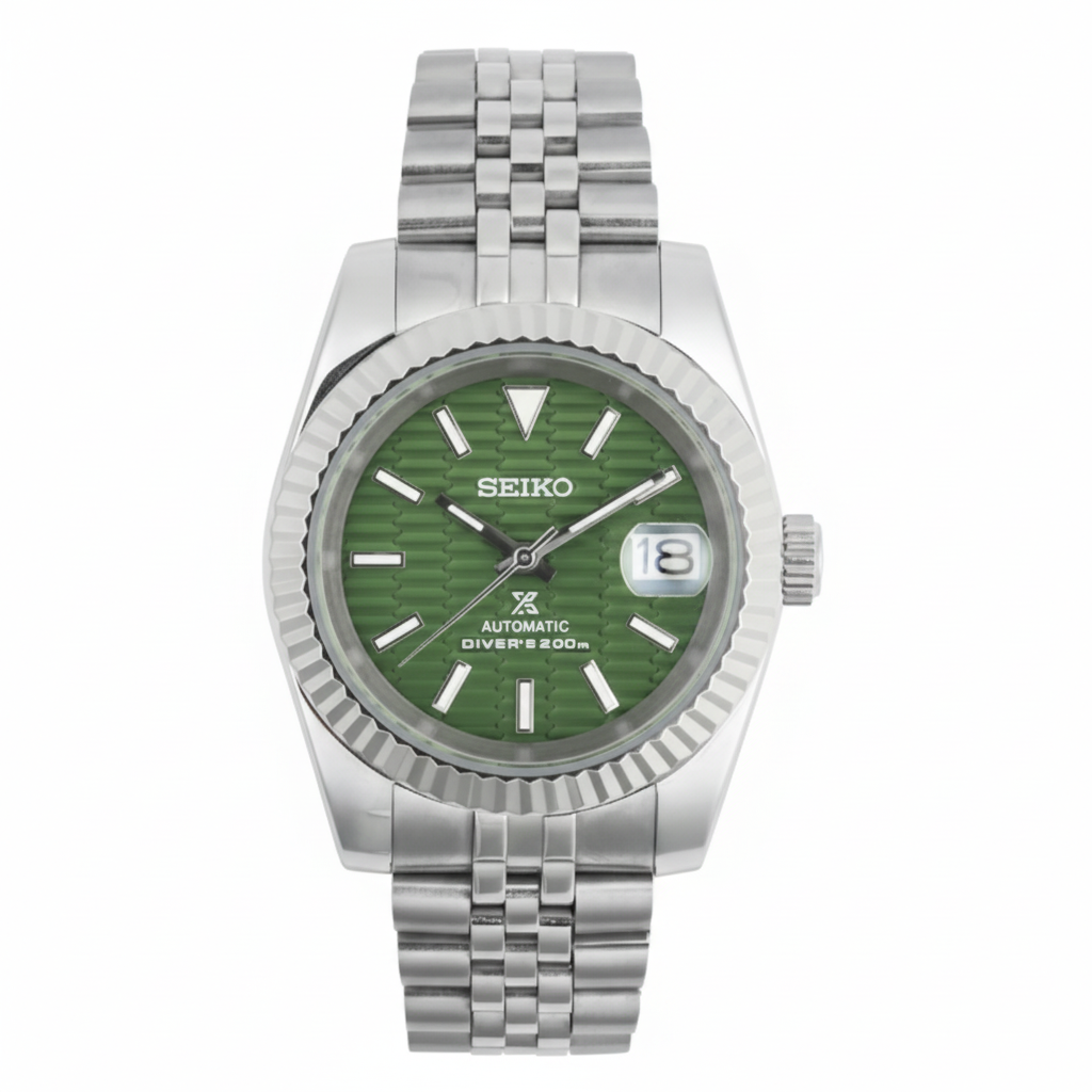 Mod Prestique Green Motif Dial