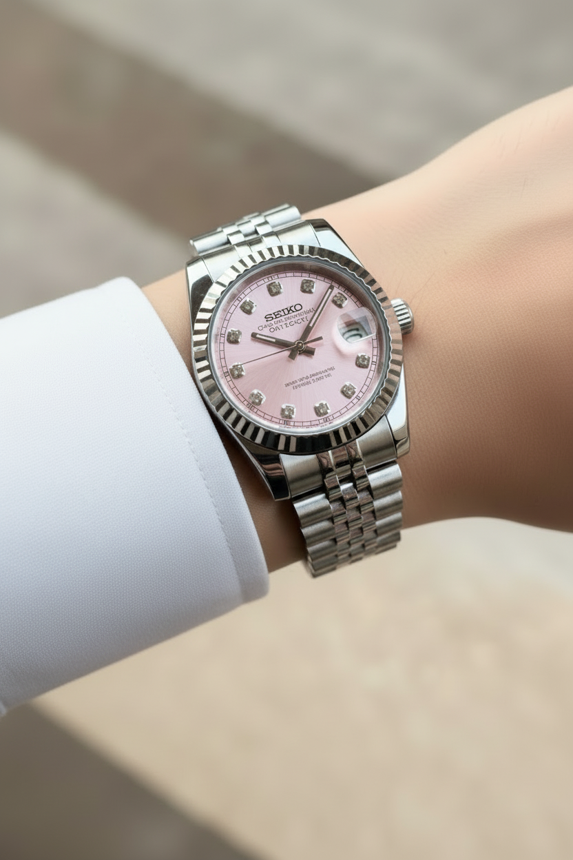 Mod Prestique Royal Pink Jewel Dial