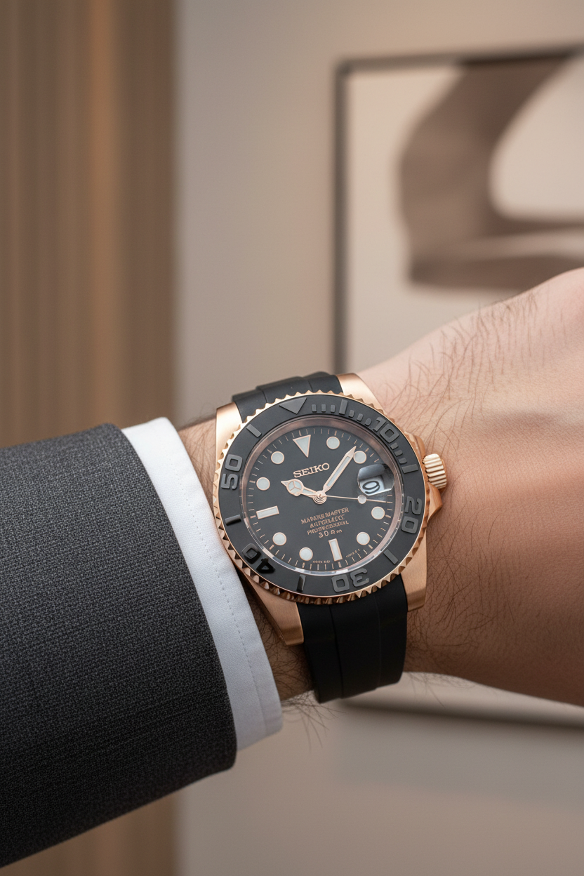 Mod Obsidian Black Dial