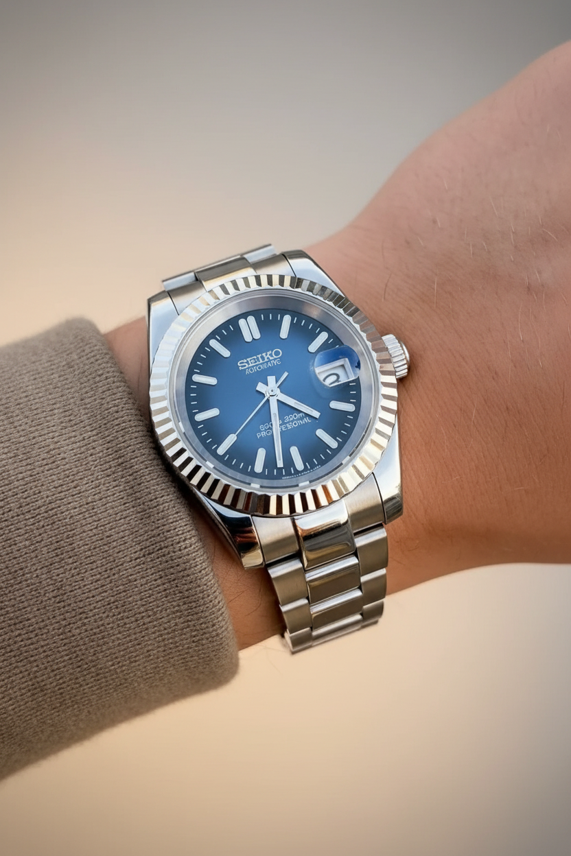 Mod Prestique Royal Blue Dial