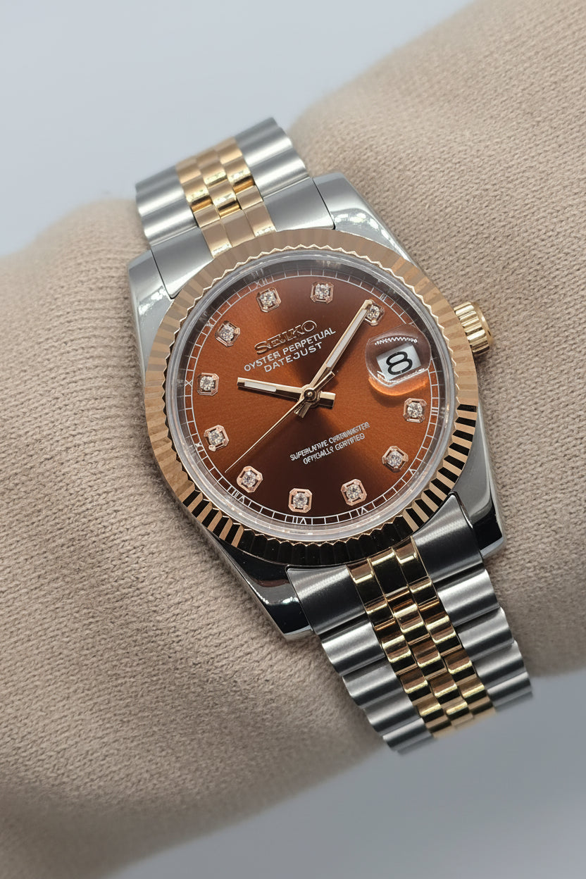 Mod Prestique Chocolate Jewel Dial