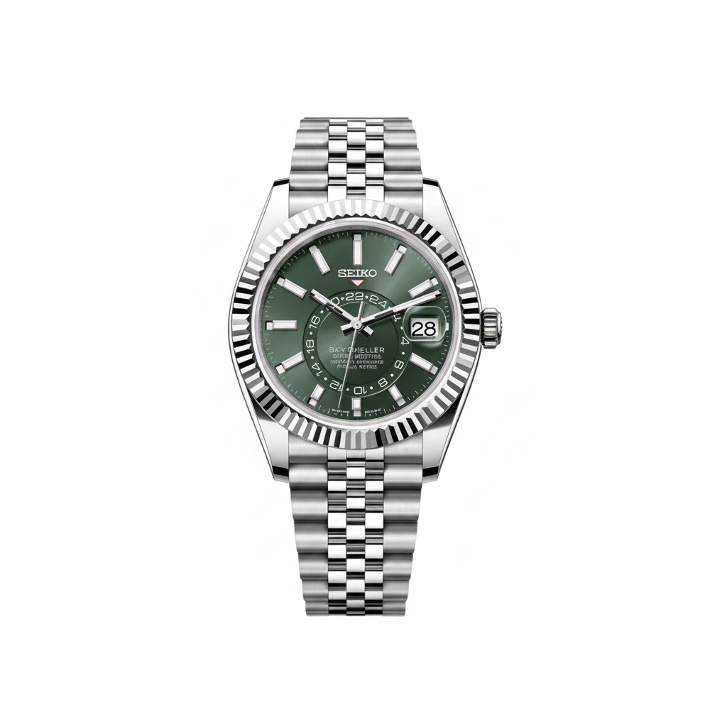 Mod Prestique Air Olive Green Dial