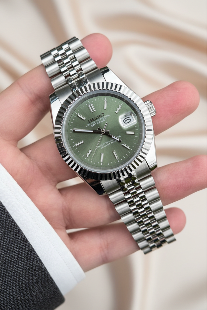 Mod Prestique Olive Green Dial