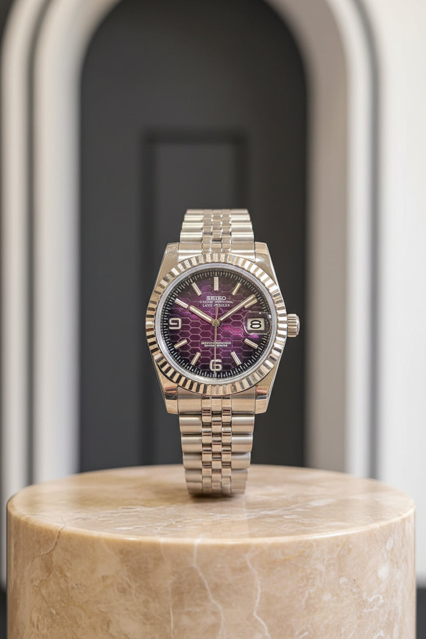 Mod Prestique Purple Honey Dial